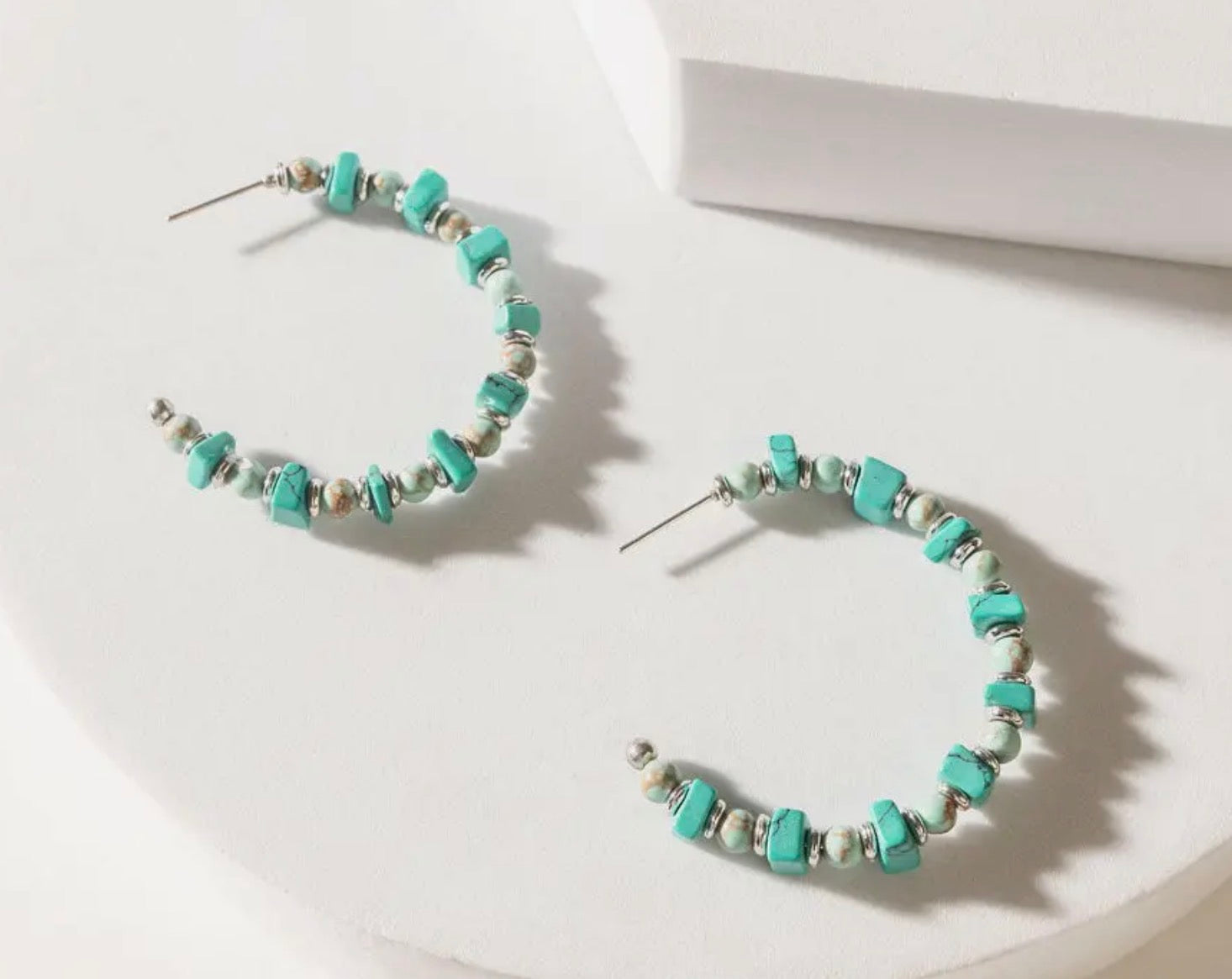 Silver and Turquoise Assorted Earrings