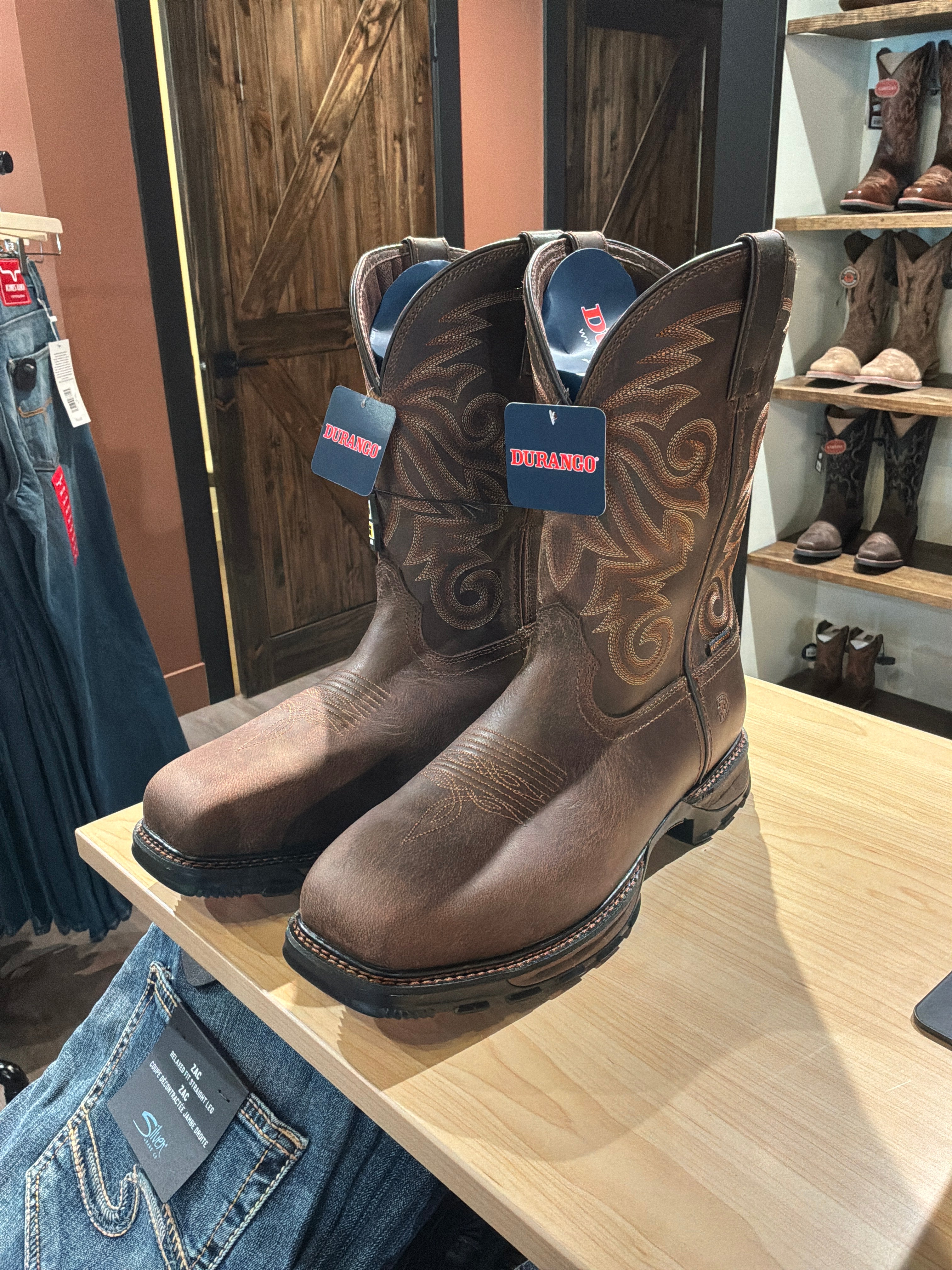 Mens Durango Steele Toe CowBoy Boot