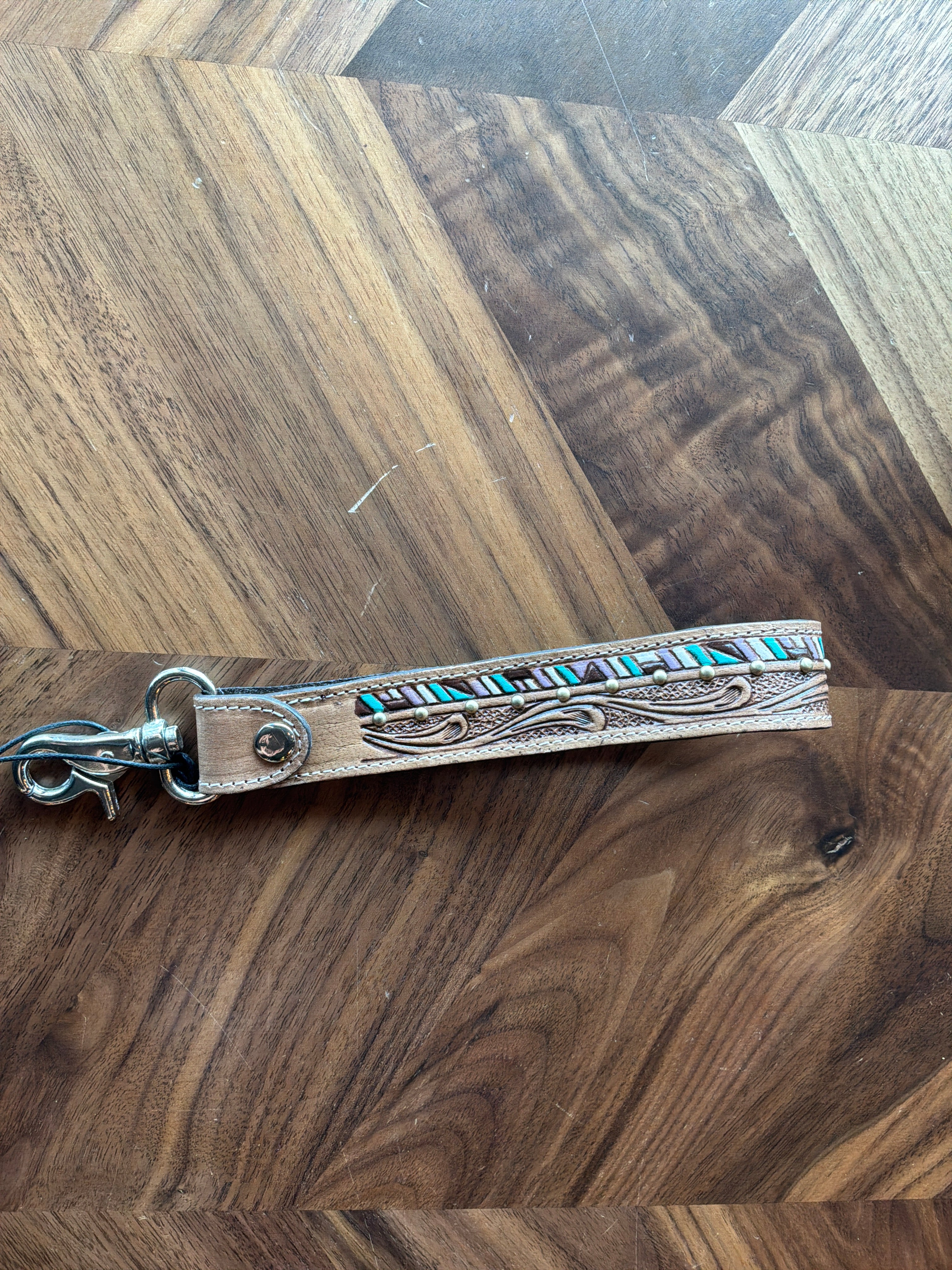 Wildhue Western Leather Keyfob
