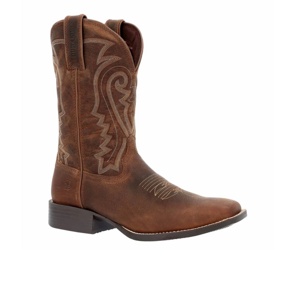 Durango Westward Mens 11 Inch Square Toe Western Boot- Prairie Brown