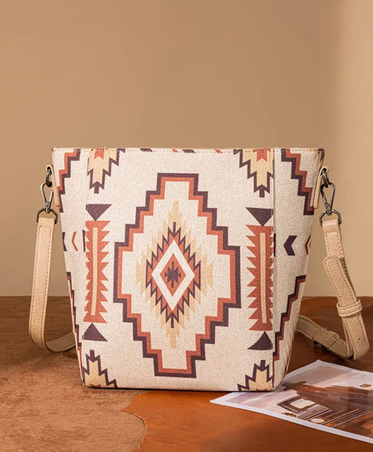 Wrangler Aztec Print Crossbody Bag