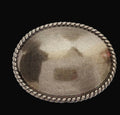 Western Buckle With Rope Edge
