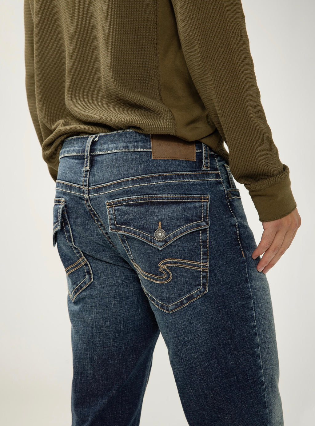 Sliver Gordie Loose Fit Straight Leg Jeans