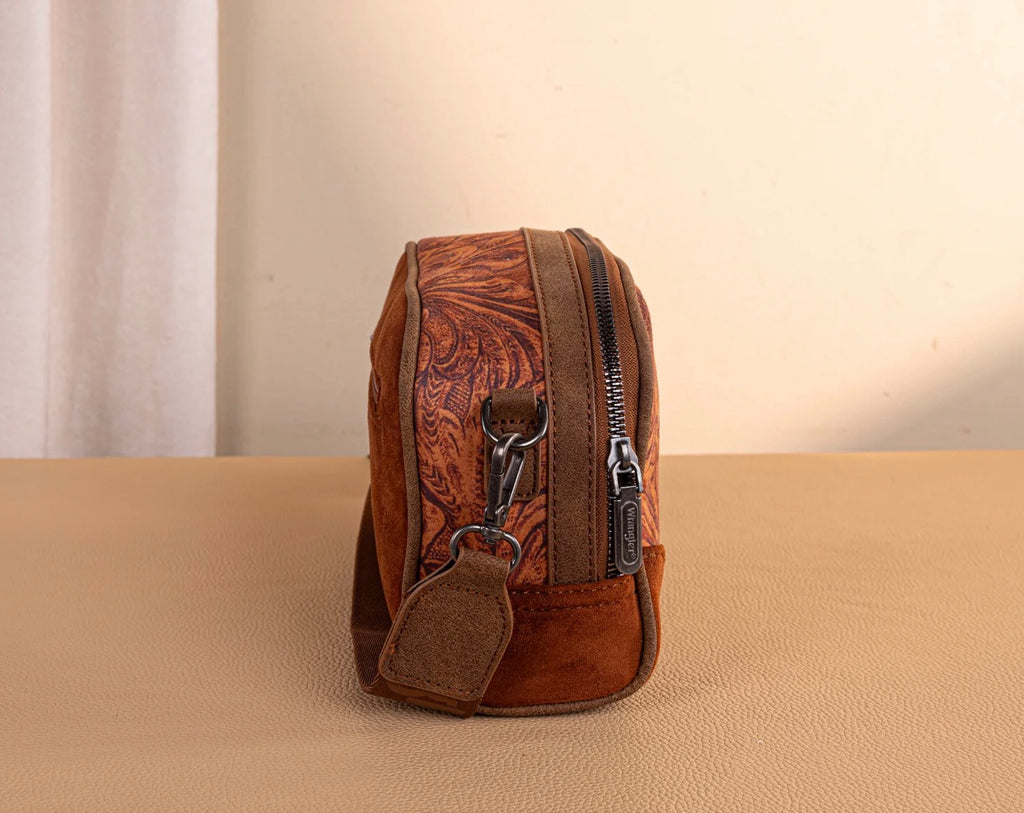 Wrangler Vintage Floral Printed Small Crossbody Bag
