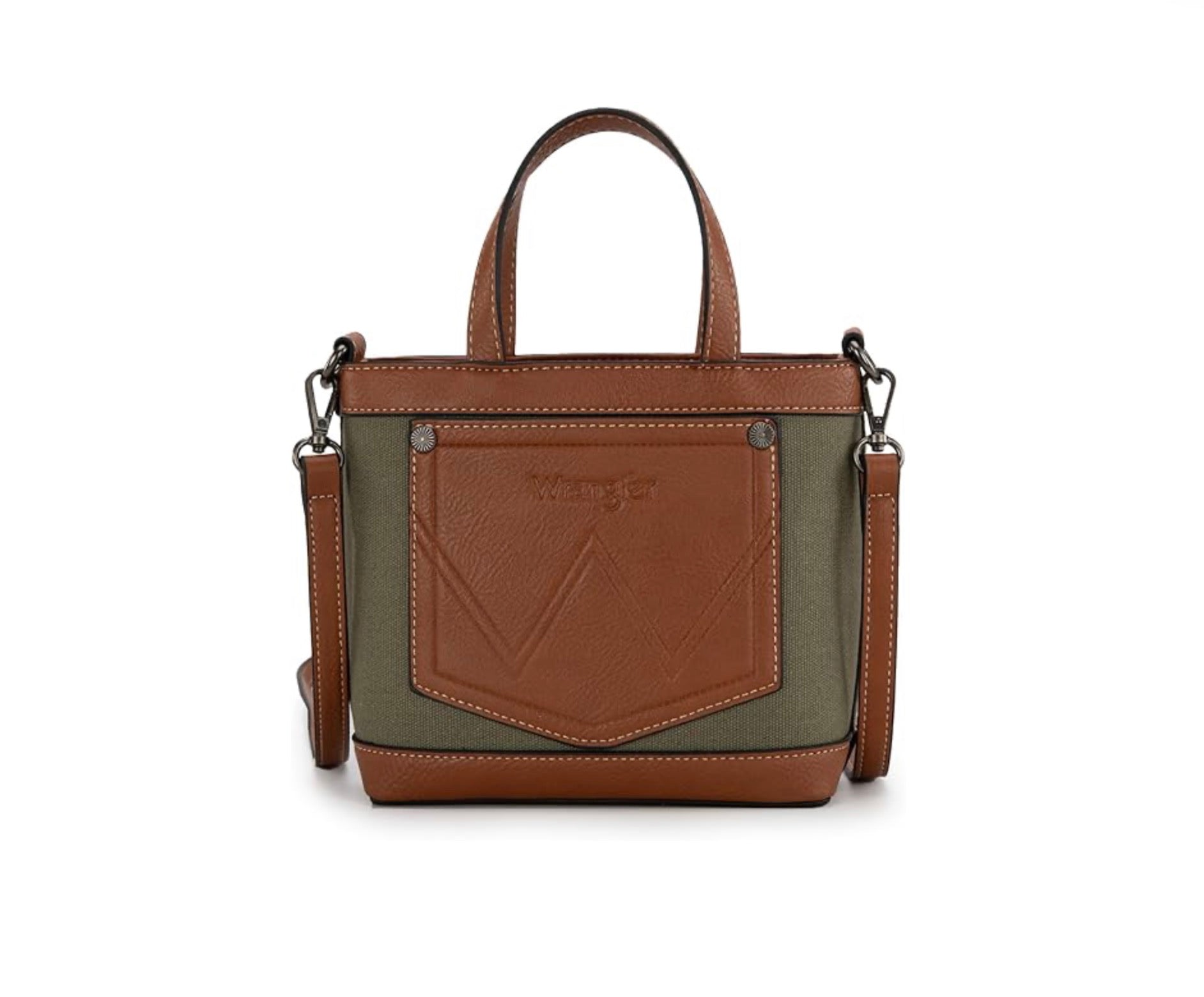 Wrangler Canvas Mini Top handle Tote/ Crossbody