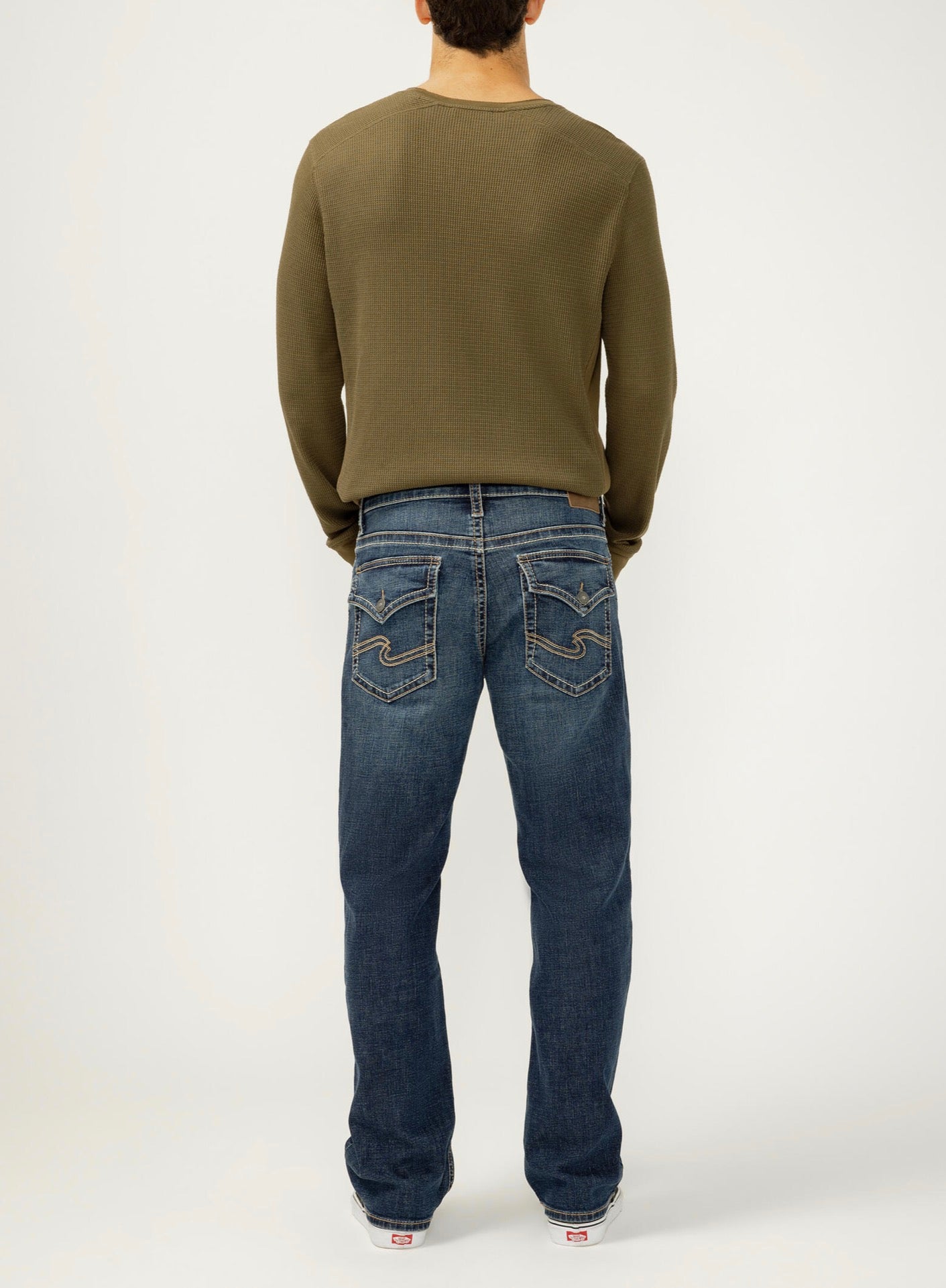 Sliver Gordie Loose Fit Straight Leg Jeans