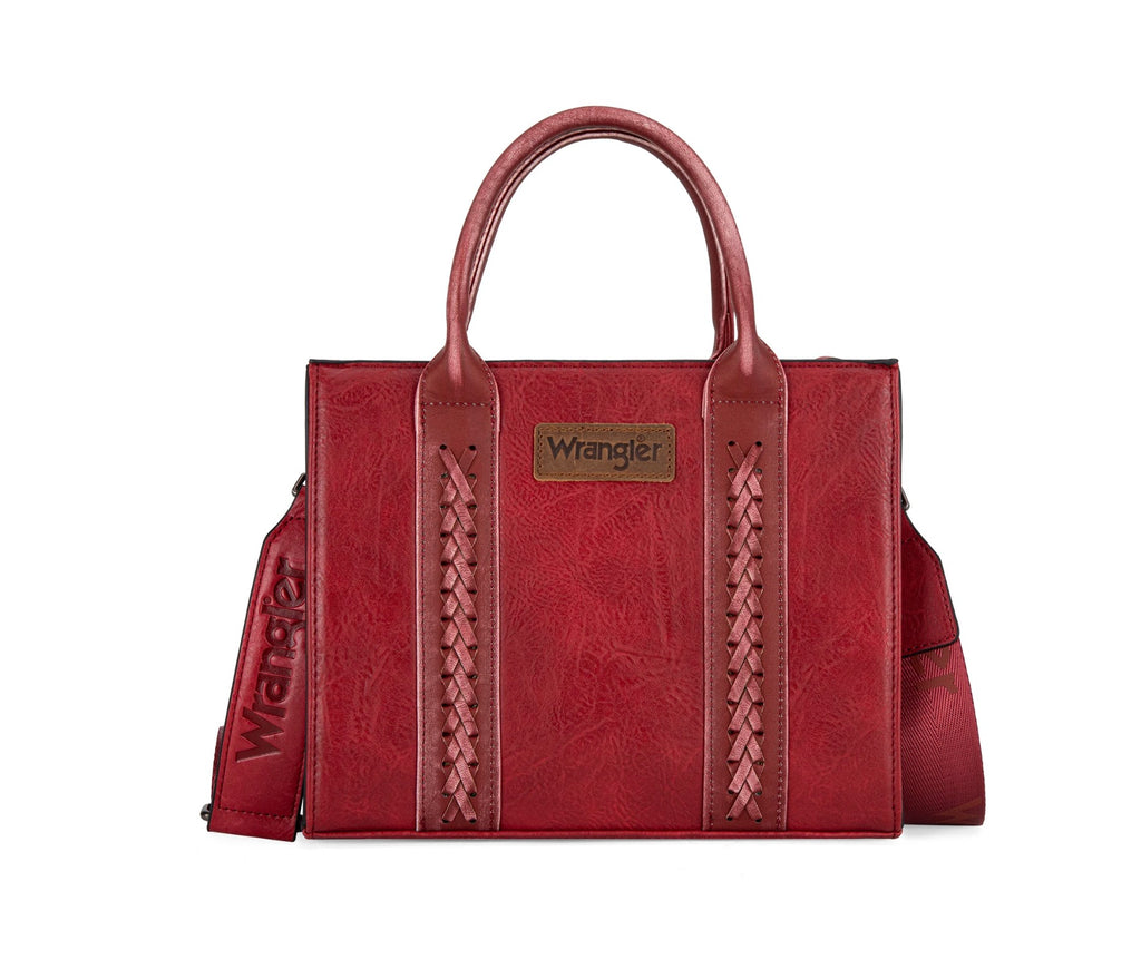 Wrangler WhipStitch Tote/Crossbody - Red
