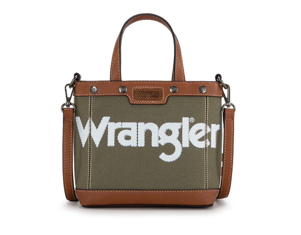 Wrangler Canvas Mini Top handle Tote/ Crossbody