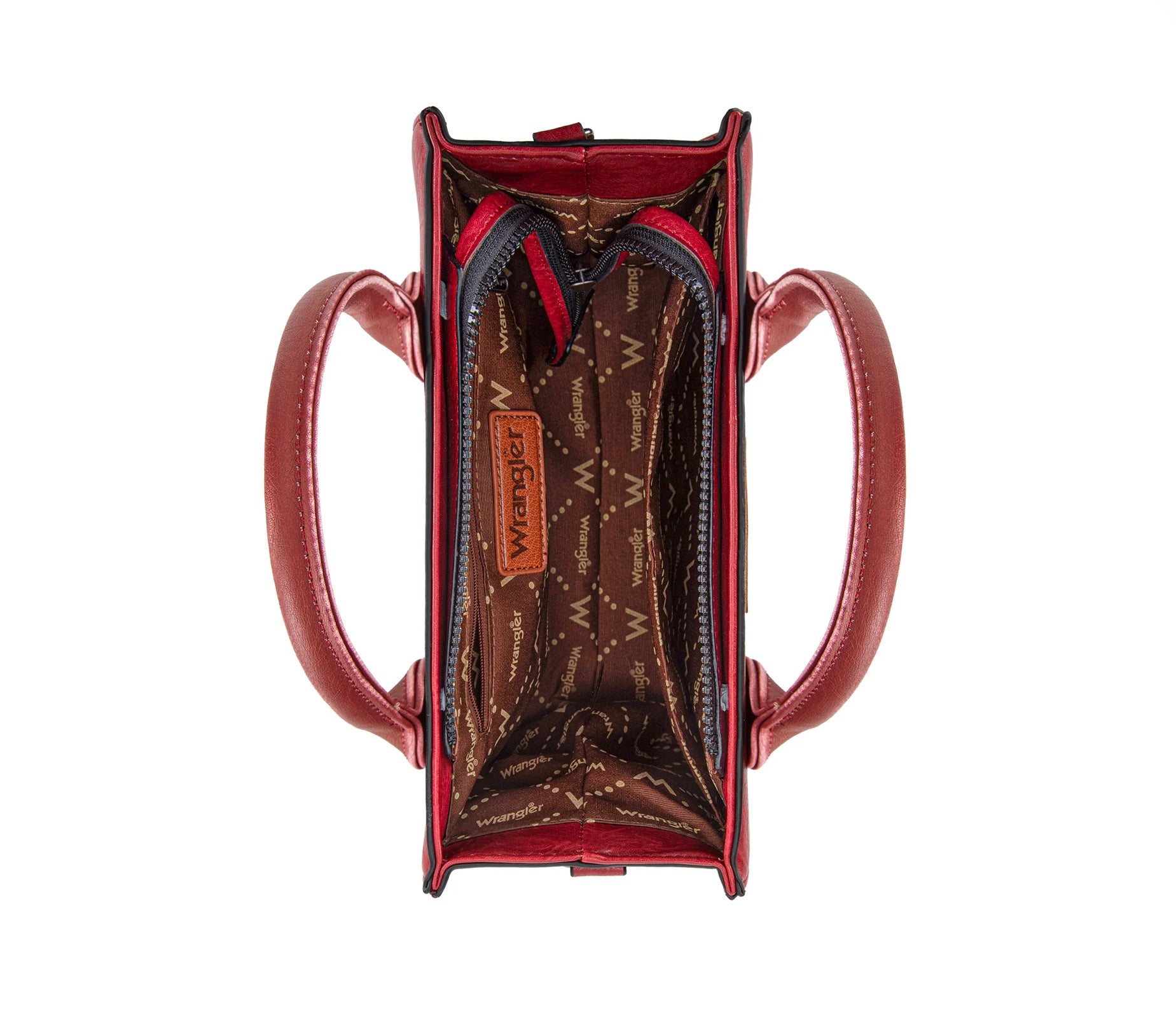 Wrangler WhipStitch Tote/Crossbody - Red