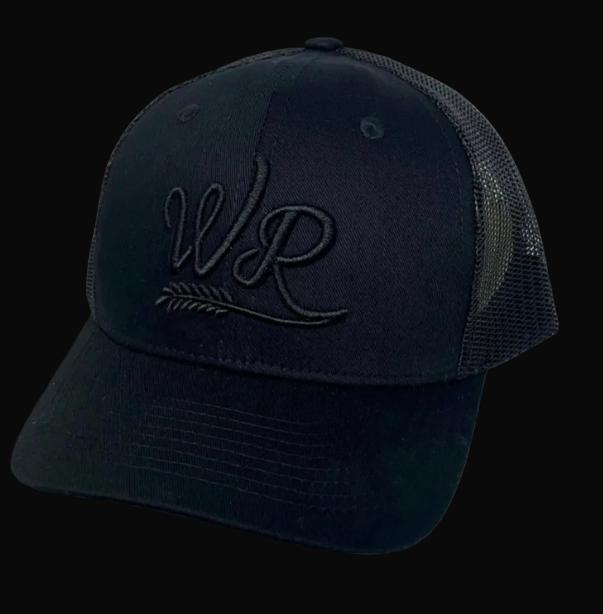 Whiskey Road Hat - All Black