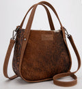 Wrangler Genuine Hair-On Cowhide Tote/Crossbody