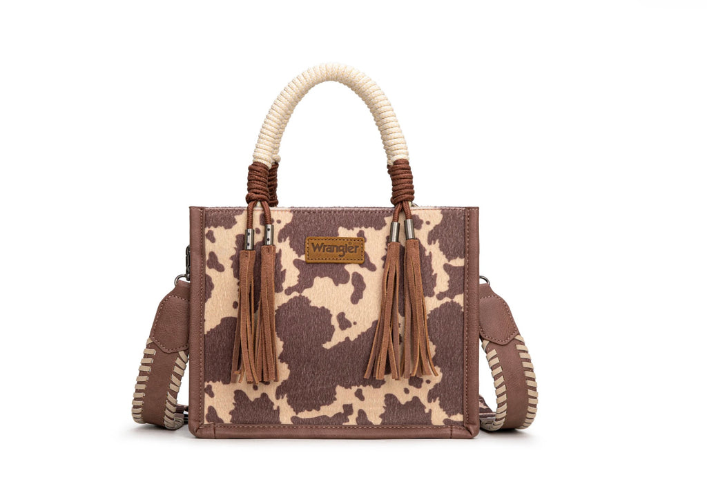 Wrangler Cow Print Tote/Crossbody