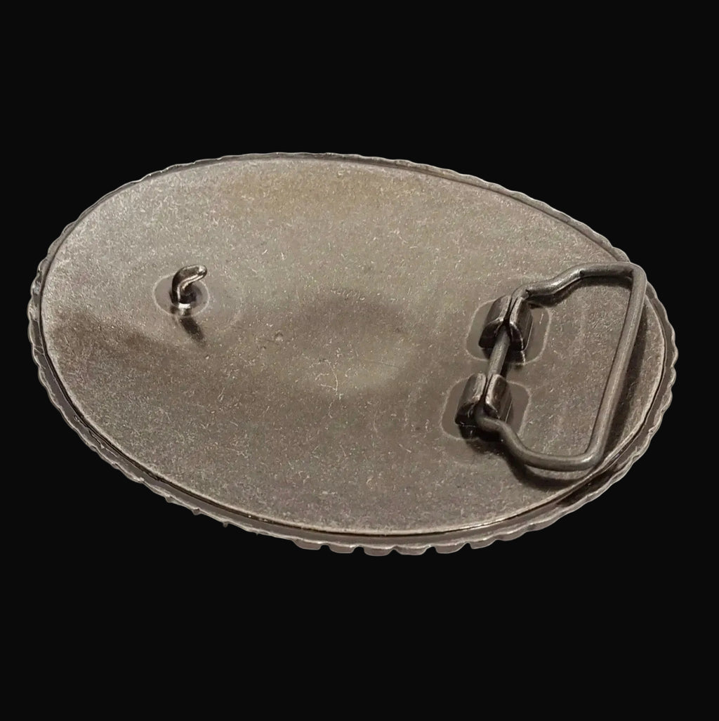 Western Buckle With Rope Edge