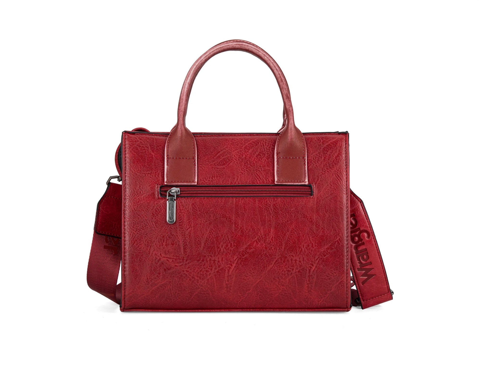 Wrangler WhipStitch Tote/Crossbody - Red