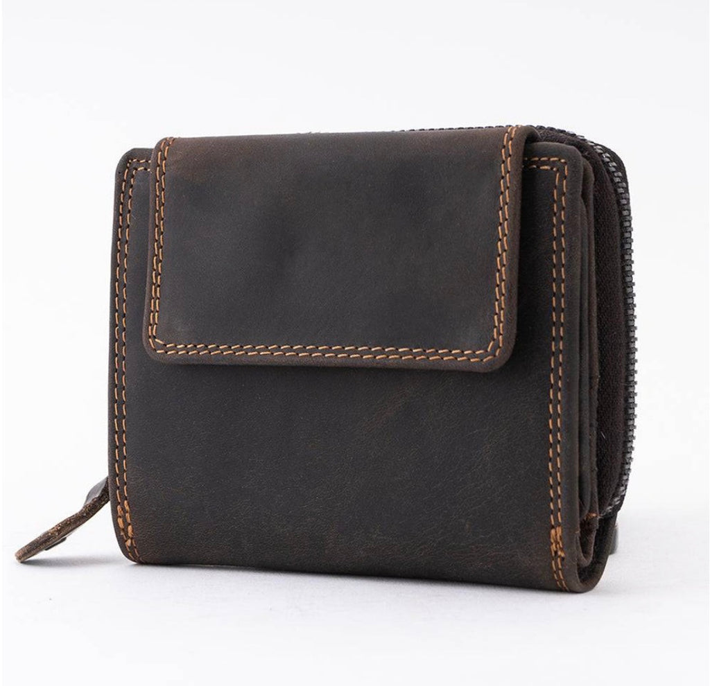 Greenwood Leather Wallet - Tina