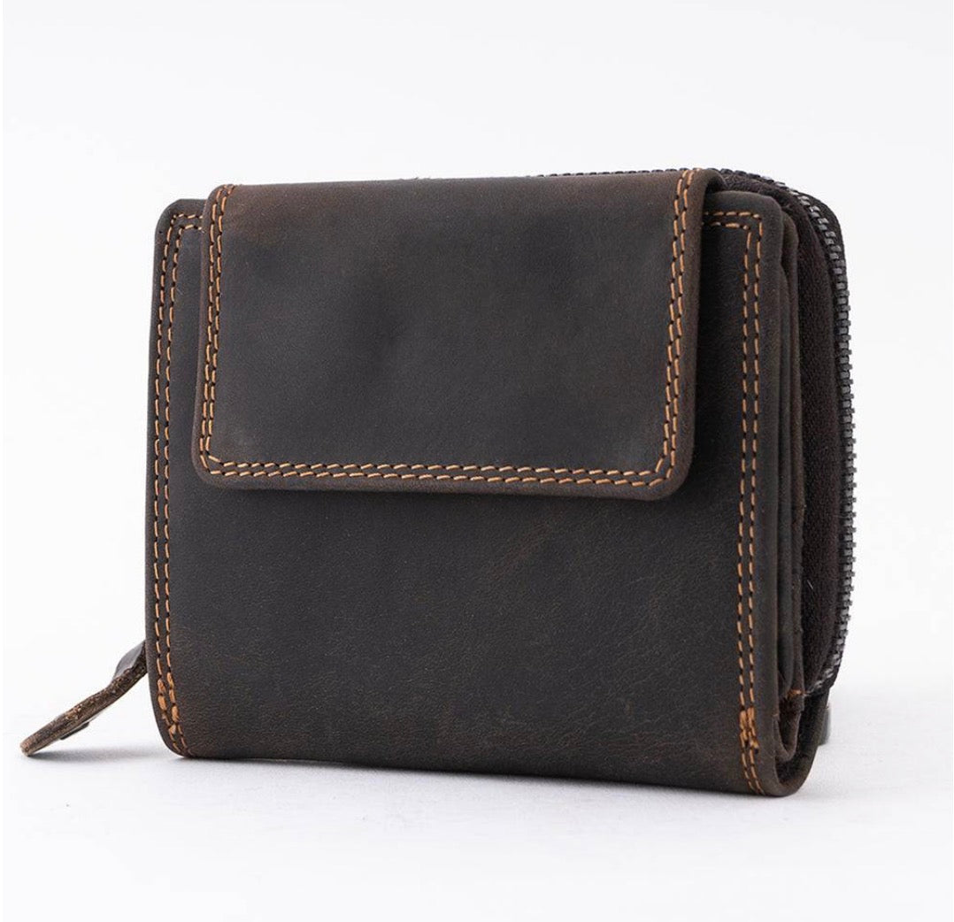 Greenwood Leather Wallet - Tina