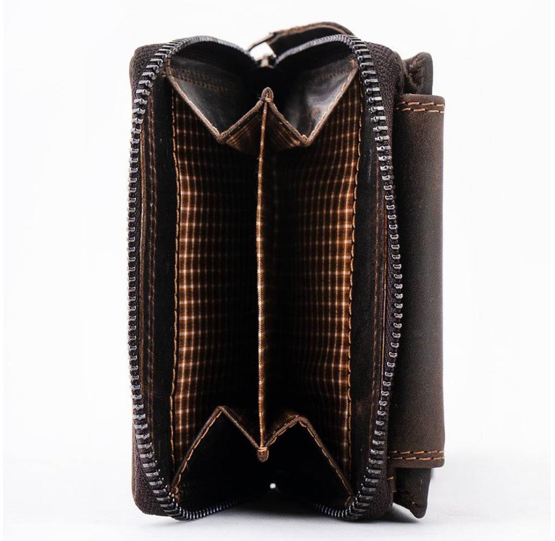 Greenwood Leather Wallet - Tina