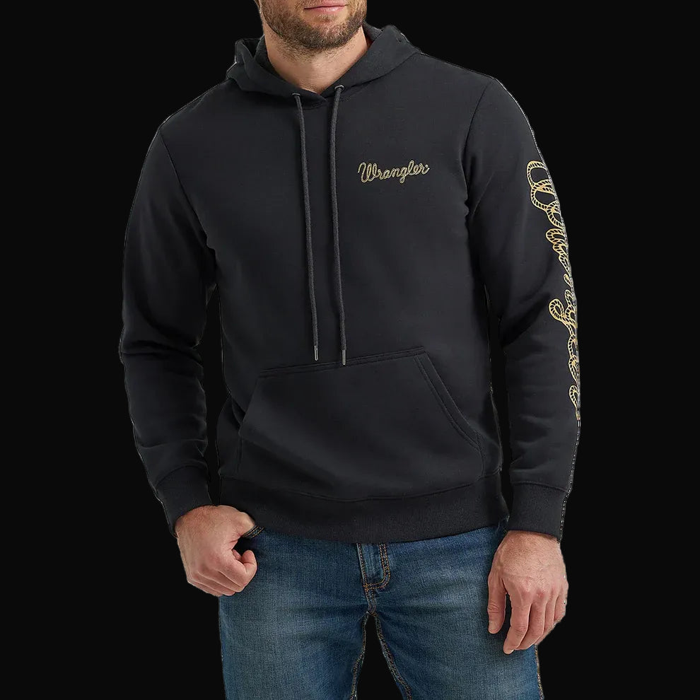 Wrangler Graphic Hoodie - Regular Fit - Jet Black