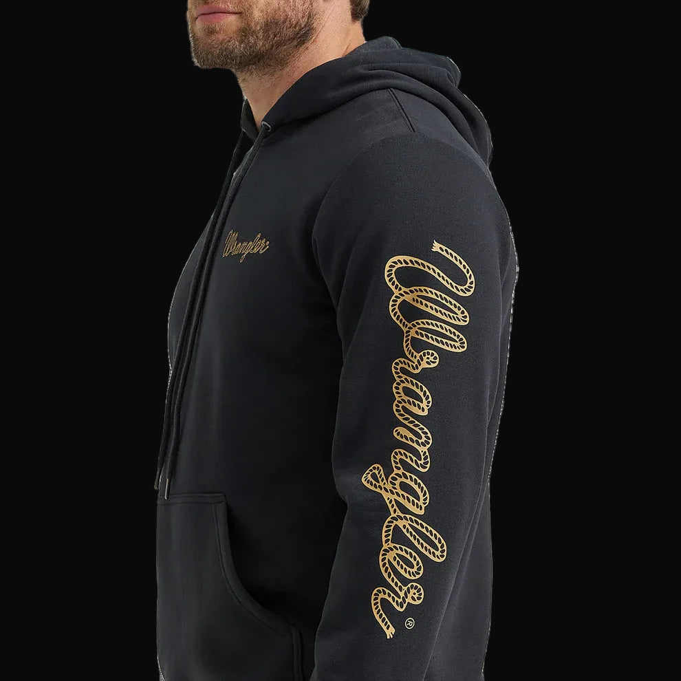 Wrangler Graphic Hoodie - Regular Fit - Jet Black