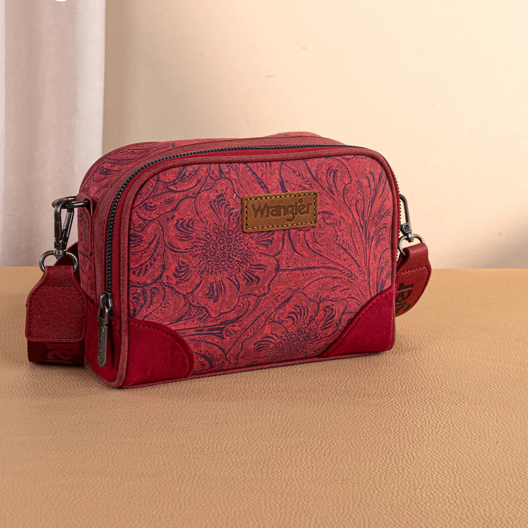 Wrangler Vintage Floral Printed Small Crossbody Bag
