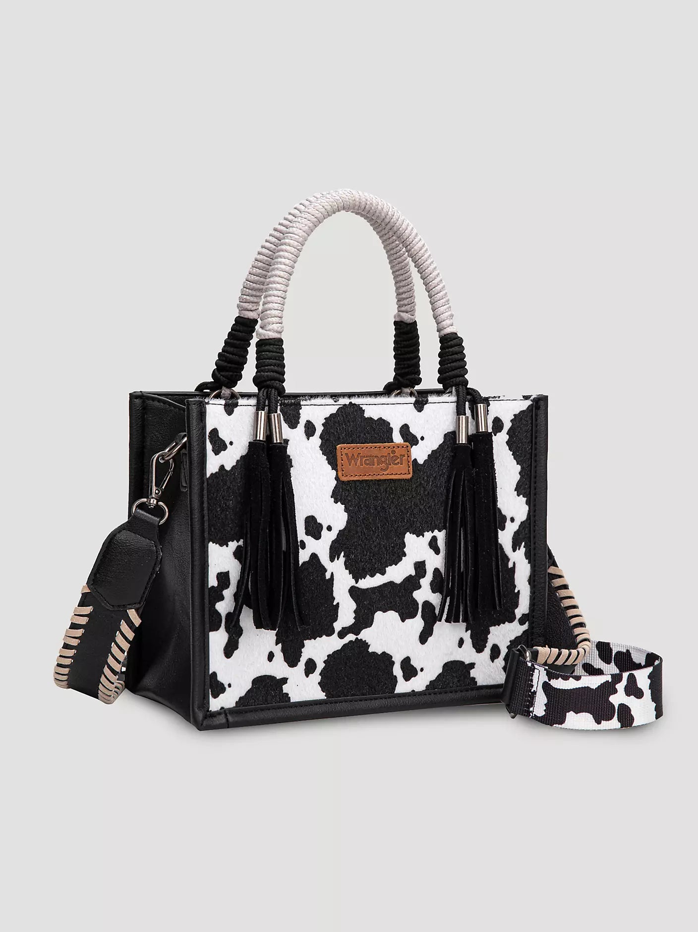 Wrangler Cow Print Tote/Crossbody