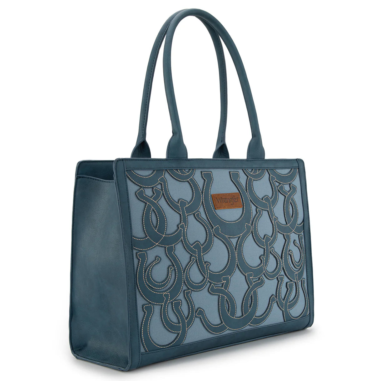 Wrangler Horseshoe Cutout Carry-All Large Tote Bag