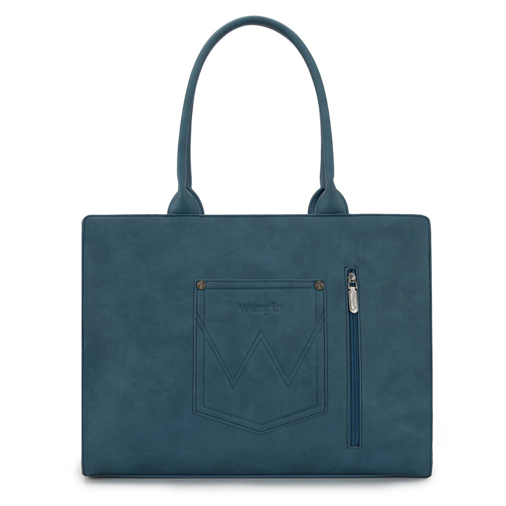 Wrangler Horseshoe Cutout Carry-All Large Tote Bag