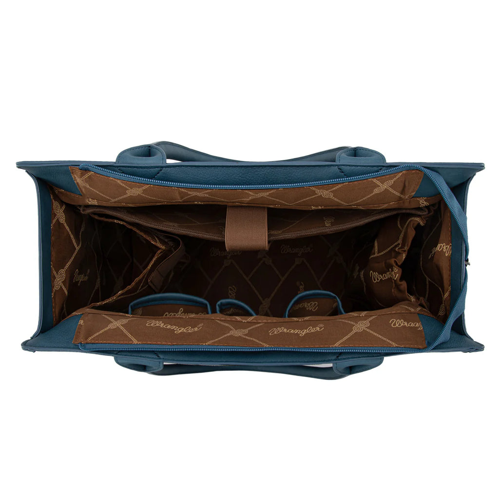 Wrangler Horseshoe Cutout Carry-All Large Tote Bag