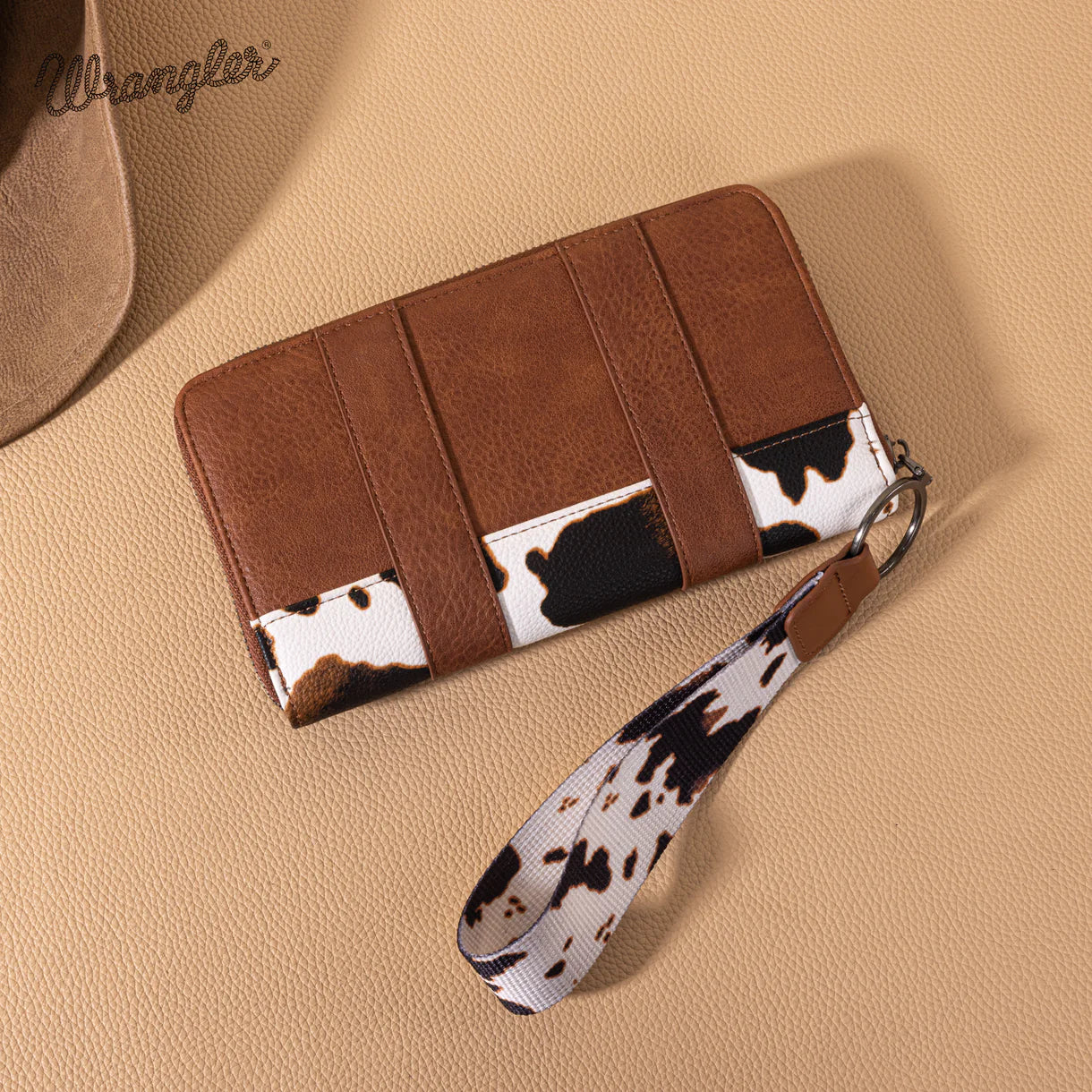 Wrangler Cow Print Wallet