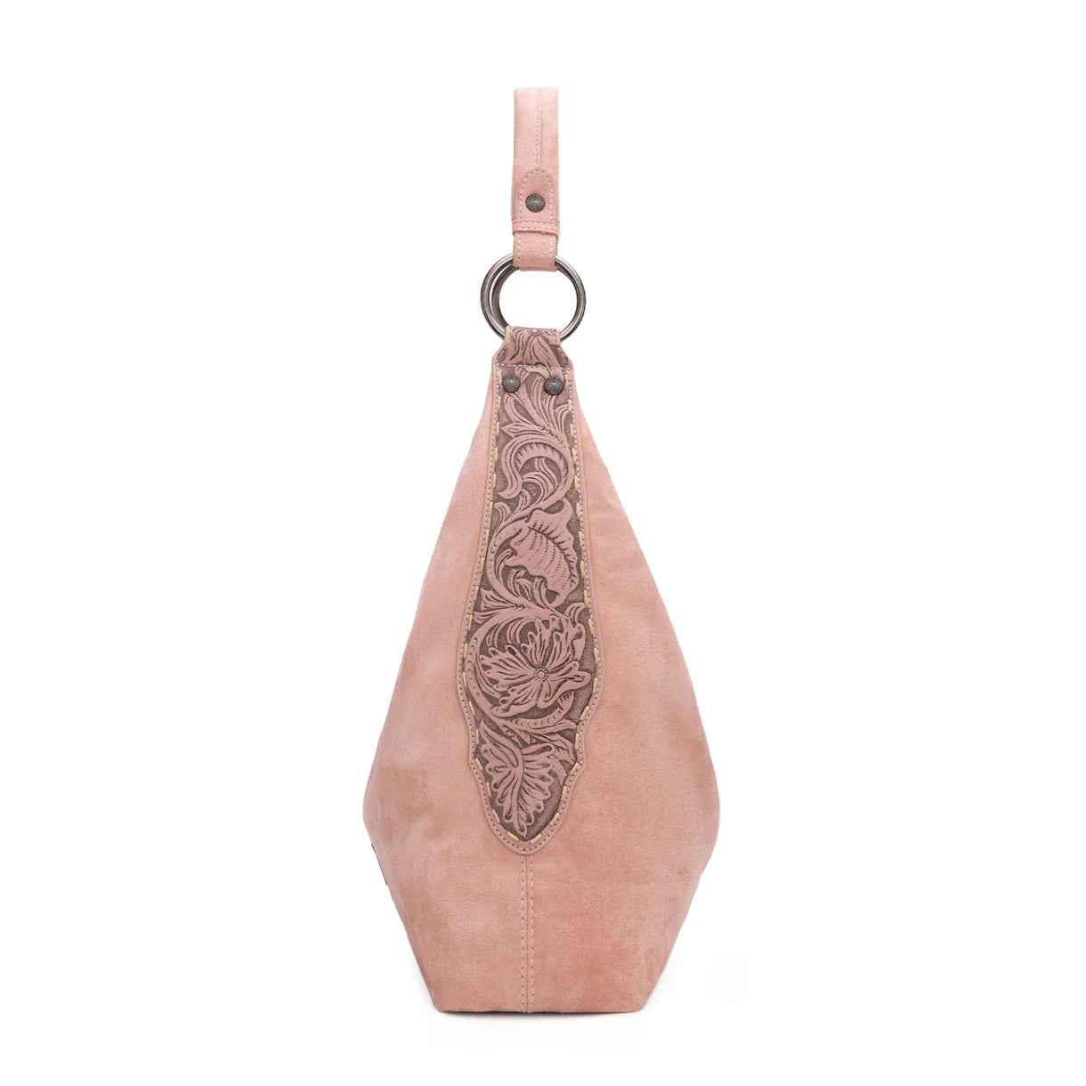 Wrangler Floral Tooled Hobo Bag with Pouch