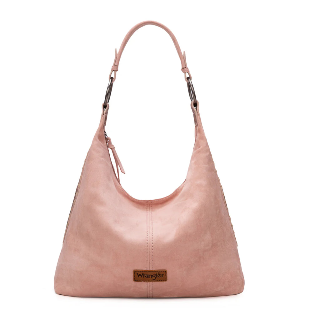 Wrangler Floral Tooled Hobo Bag with Pouch