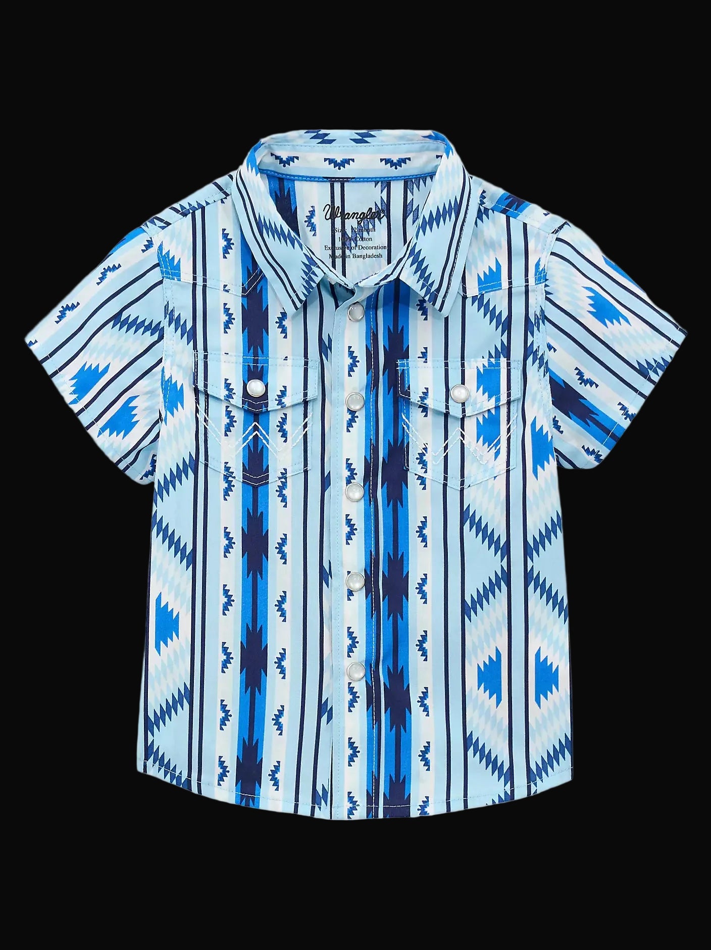 Wrangler Little Boy's Checotah Snap Front Western Shirt