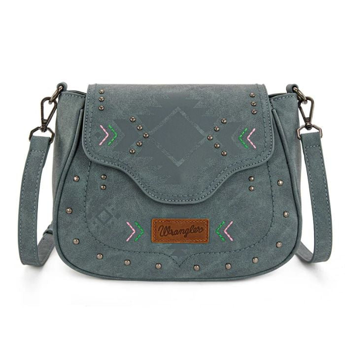 Wrangler Aztec Saddle Crossbody Bag