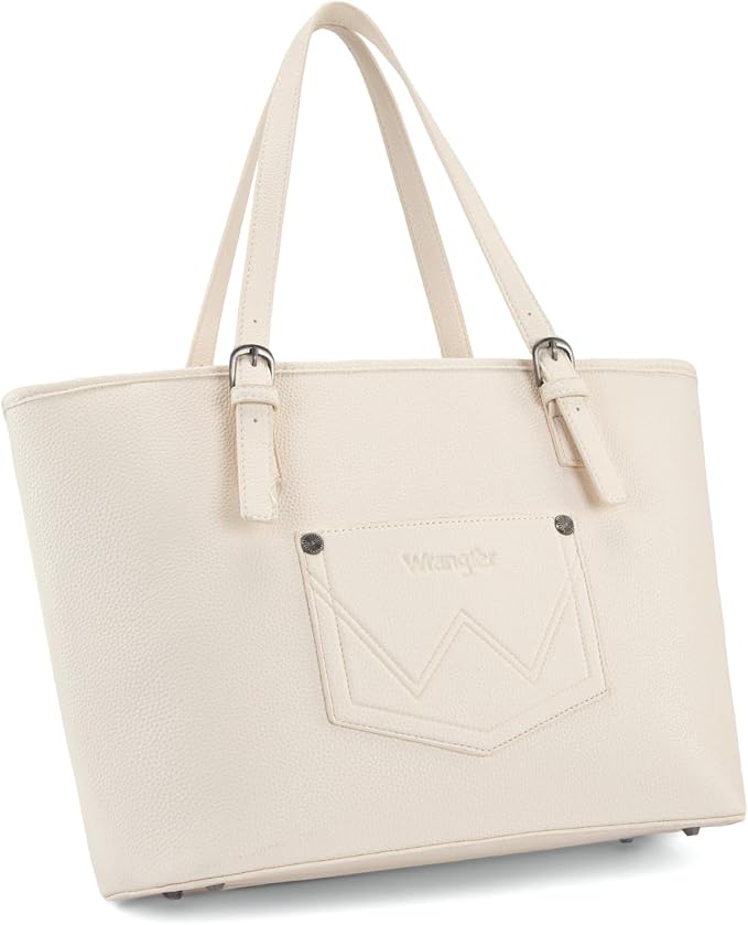 Wrangler Braided Tote Shoulder Bag and Wallet