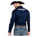 Wrangler Logo Long Sleeve Shirt - Navy