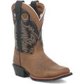 RASCAL LEATHER CHILDREN'S BOOT - AGEDBARK/BLACK