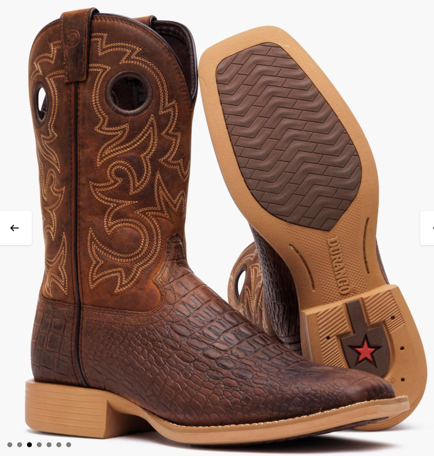 Durango MEN SHYLOH 11" SQUARE TOE PULLHOLE