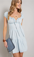 Tiered Mini Dress