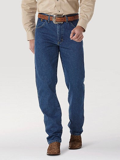 Wrangler George Strait Cowboy Cut Relaxed - Heavyweight Stone Denim