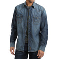 Wrangler Retro Premium Shirt - Blue Denim