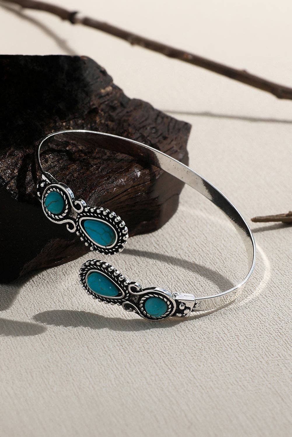 Skobeloff Western Turquoise Stone Bracelet: Skobeloff / 100%Alloy / ONE SIZE