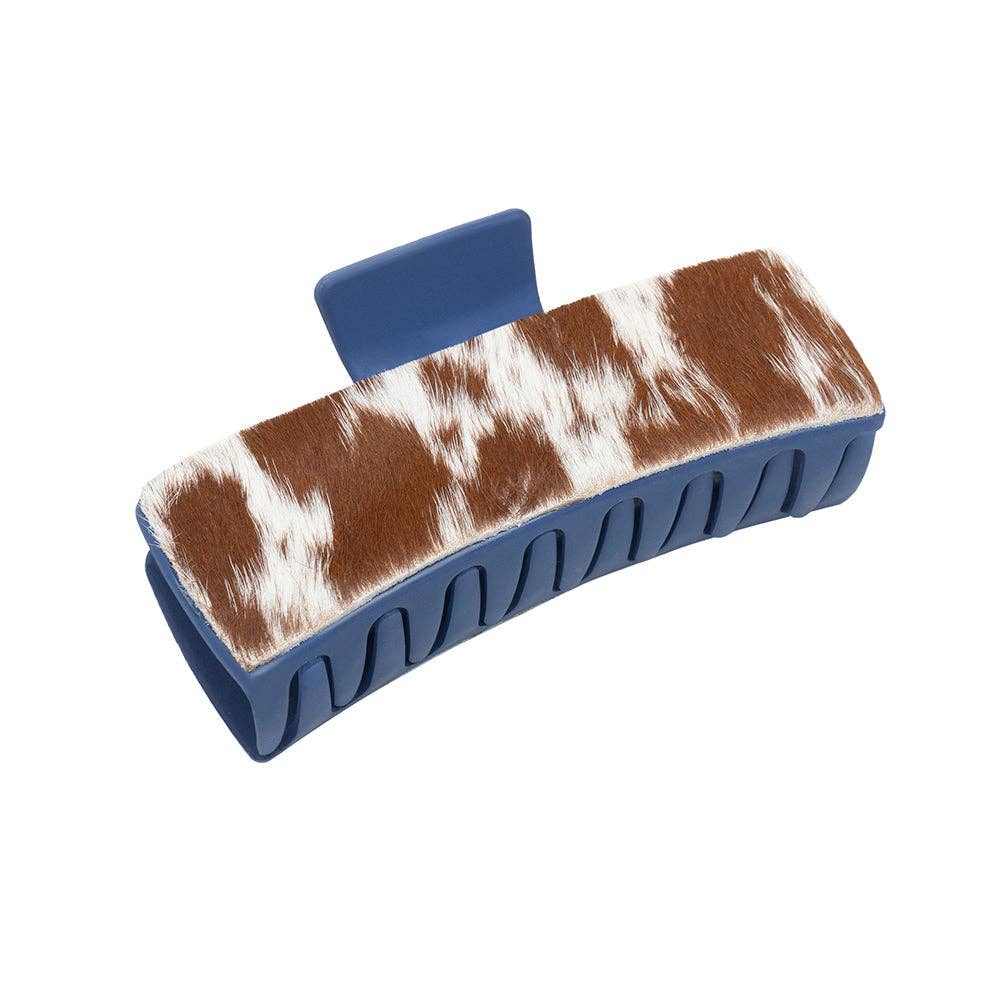 Sage Serenade Hair Comb Clip: Hand-Tooled