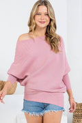 OFF SHOULDER KNIT SWEATER SW294