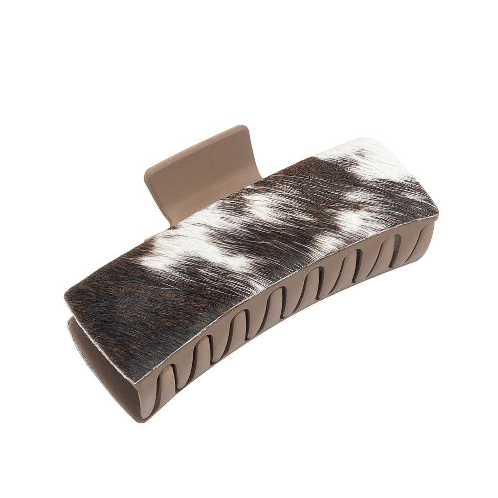 Blossom Ridge Hair Comb: Hand-Tooled
