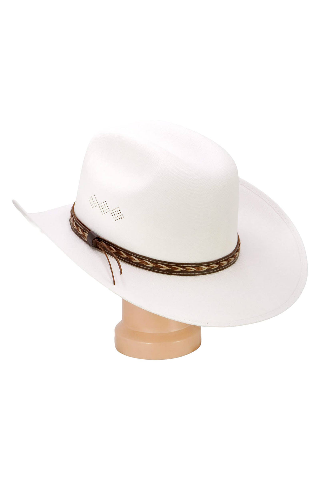 Kids Side Vent Cutter Crown Elite Cowboy Hat: BLACK / ONE SIZE