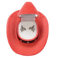 Barrel Racer Earrings in Cowboy Hat Gift Box