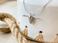 Longhorn Necklace: Silver