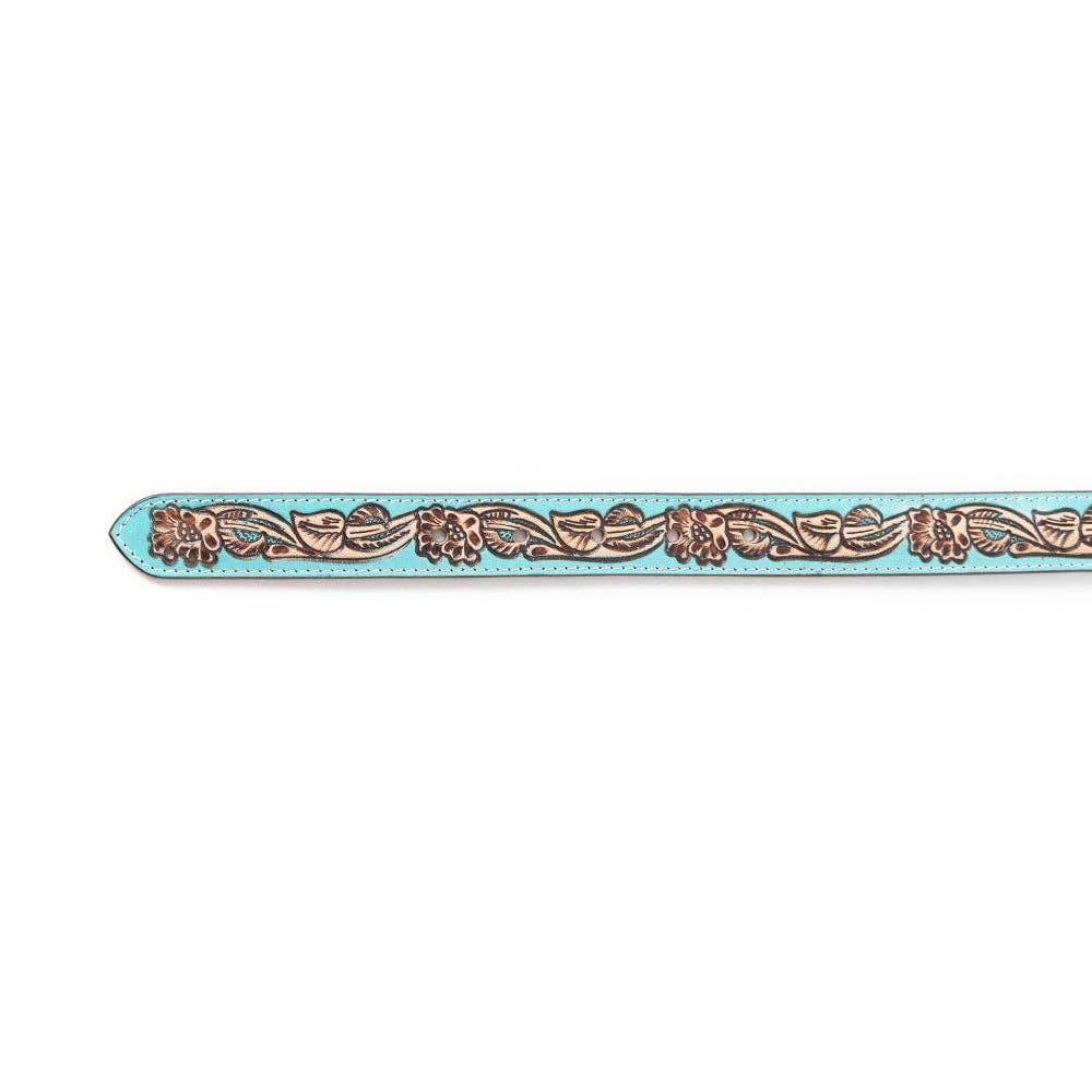 Jenson Hill Kid's Belt In Turquoise: Turquoise / Small