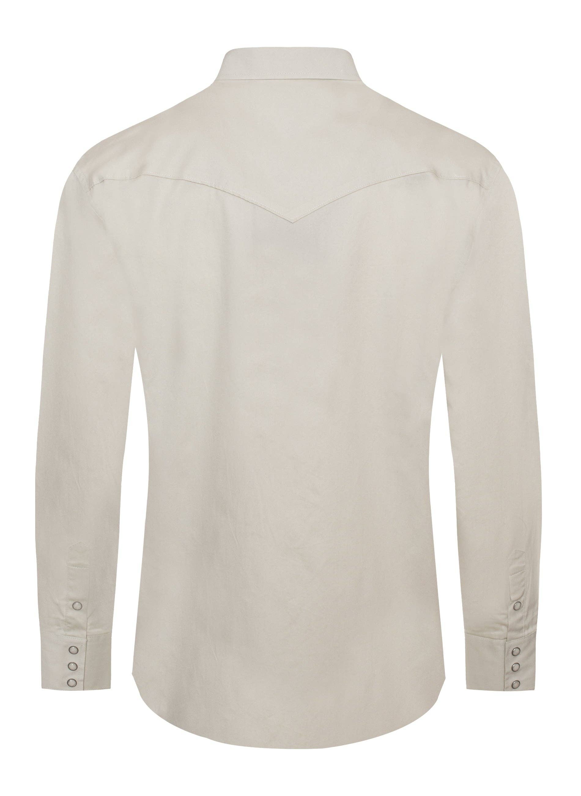 Men's Western Solid Twill Shirt