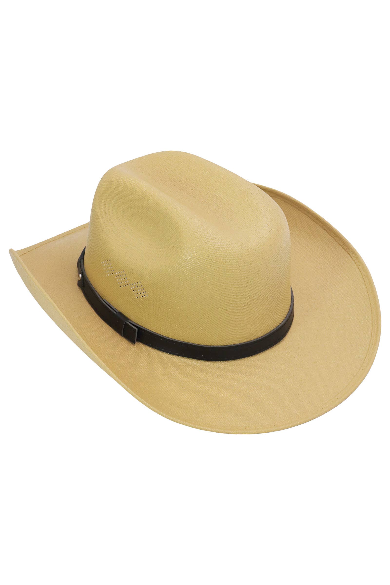 Kids Side Vent Cutter Crown Elite Cowboy Hat: IVORY / ONE SIZE